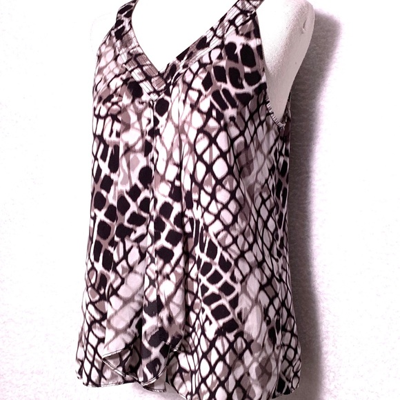 ❗️SOLD❗️Ann Taylor Silky Snake Print Blouse - Picture 2 of 8